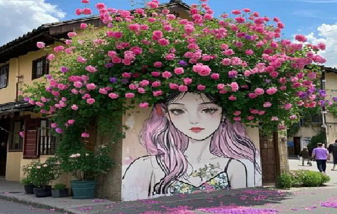 延川怎么设计网红打卡墙绘