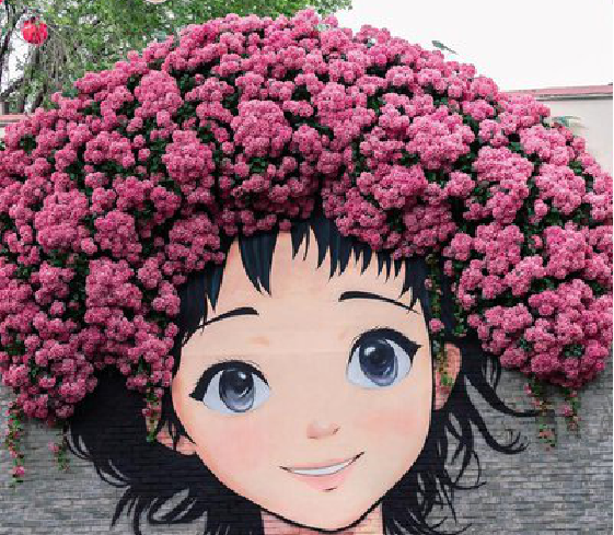 延川墙体彩绘-网红墙打卡