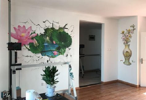 延川墙体彩绘相比墙纸的优势。