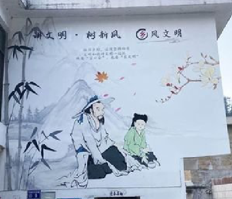 延川分享几个墙绘保养知识。