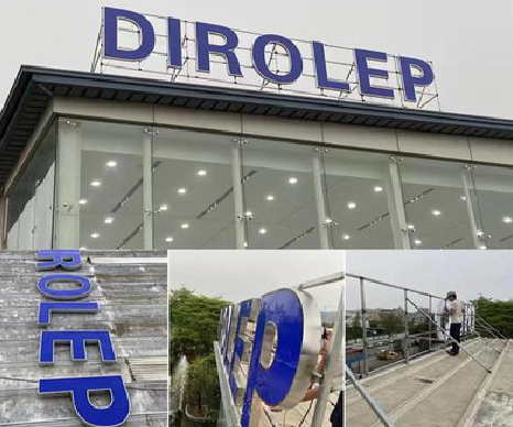 延川楼顶发光字安装的注意事项。